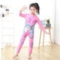 ldren wear Cartoon Sunscreen Long-sleeve Diving Suit For 3-11 Years Old Kids color. 