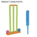 Plastic Cricket Bat set with stumps. 