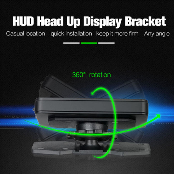 Universal Car GPS Cellphone Holder HUD Head-Up Display Projector Phone Bracket