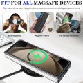 New arrival- Kalebol Strong Magnetic MagSafe Tri-Fold Wallet Side Sticker Leather Phone Case For Samsung Galaxy Z Flip6/Samsung Galaxy S24 Ultra 5G/Samsung Galaxy Z Fold6/Samsung Galaxy S25 Ultra 5G/Samsung Galaxy Z Fold. 