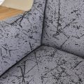 【Miga Plaza】Wing Chair Cover Stretch Spandex Armchair Covers Elastic Sofa Slipcovers With Seat Cushion Cover Footstool Covers. 