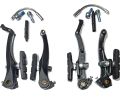 Bicycle Brake Caliper Alloy V Brake Front and Rear Complete Set. 