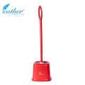 PLASTIC TOILET BRUSH WITH HOLDER - FEATHER BRAND. 