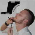 High Quality Beard Shaping Styling Template Tool ABS Comb for Hair Beard Trim Template. 