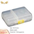 SuperRide Lure Bait Storage Box Wear-resistant Fishing Lure Bait 9 Grids Rectangular Transparent Case. 