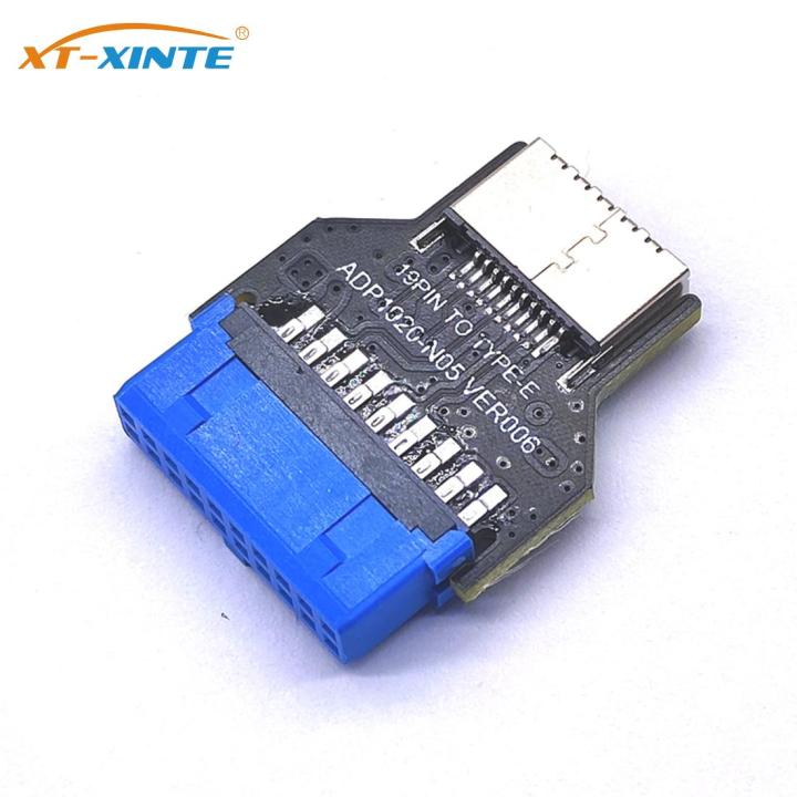 Usb Riser Adapter USB Adapter Riser USB3.0 19Pin/20Pin to TYPE-E Converter Chassis Front ...