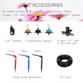 Greenhouse drip irrigation 4-way drip 2-way irrigation system Potted plants with greenhouse suite 10set 20set. 
