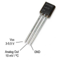 LM35 Temperature Sensor IC TO-92 LM35DZ Precision Centigrade for Arduino. 