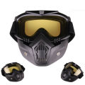 wanglin® Motorcycle Mouth Filter Detachable Anti-UV Windproof Goggles Face Mask Helmet ：COD. 