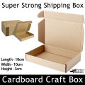 Perfect Craft Shipping Boxes (18cm x 10cm x 3cm) Cardboard box shipping storage strong packing hard Cardboard box. 