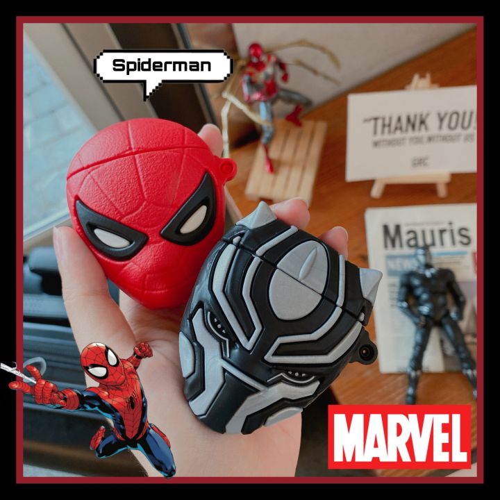 Marvel%20Thanos%20Thor%20Spiderman%20Black%20Panther%20Silicone%20Case%20for%20Airds%201/2%20Pro%20Protective%20%20%20Earphone%20Charge%20Cover%20-%20Image%205