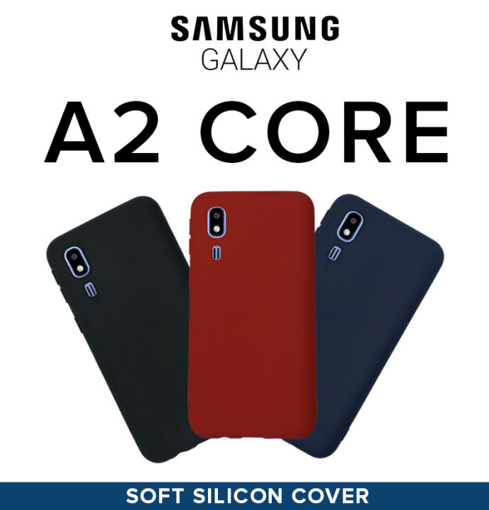 Ultra Slim Soft Silicon Case For Galaxy A2 Core Matte TPU Rubber Back Cover