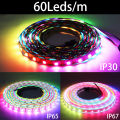 WS2812B WS2811 WS2813 WS2815 5050 RGBIC Smart LED Strip WS2812 Individually Addressable IC 30/60/144Pixels/Leds/m Light DC5V/12V. 
