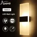 Auoyo 3W/6W LED Wall Light Lamp Light-up Down Cube Indoor Sconce Lighting Light Decoration Lights for Room Bedroom Bathroom Corridor Balcony Stairs. 