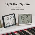 Hygrograph Alarm Clock Temperature and Humidity Clock Simple Electronic Clock. 