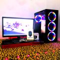 Core I5 2nd Gen 8GB Ram 128GB SSD 500GB HDD Gaming Desktop Computer Full Set RGB With 20" Monitor (6 months warranty). 