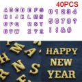 40 Pieces Letters Cake Cutters, Alphabet Cake Cutters Plastic Fondant Letter Cutters Biscuit Cutter Numbers Cake Decorating Letter Cutters for Baking Cake Decorating Alphabet And Numbers Cutter 40 Pcs - Multi. 