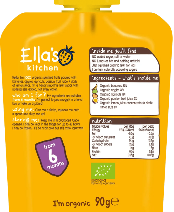 Ella's%20Kitchen%20The%20Yellow%20One%20Puree%2090g%20-%20Image%203