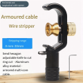 Cable Stripper Copper Wire Stripper 8-30mm Vertical and Horizontal Cable Cutter Ring Cut Multi-Core Optical Cable Casing Tool. 