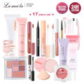 Lameila Full Set Of Cosmetics 20 Pieces BB Cream Front Cream Protection Cream Concealer Set Makeup Powder Eye Cosmetics Mascara Eyeliner Lipstick Eyelash Clip Makeup Tool. 