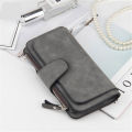 【WEJA】womenWomen Wallet Long Clutch Purse PU Leather Hand Bag Large Capacity Card Holder Zipper Coin Purse Fashion Money Bag for Girls Ladies purse for women. 