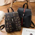 【WEJA】Lock Backpack Travel Womens Bags Packs Shoulder Bag Beg Wanita Perempuan Girl Student Women Perempuan Lady Sling Bag for Raya Murah Pretty Hadiah Gift Korea Japan Travel Handbag Dinner Outing. 