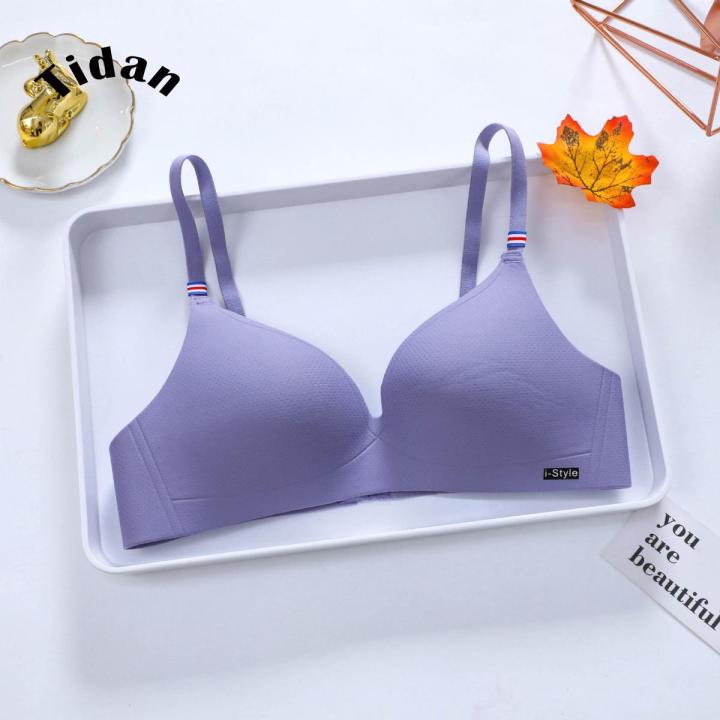 Korean%20Style%20Women's%20Thin%20Push-up%20Bra%20Without%20Steel%20Ring%20Gathers%20Breathable%20Underwear%20-%20Image%202