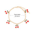Korean Style Small Cherry Bracelet For Girls Women Simple Design Sense Jewellery Gift. 
