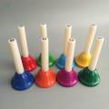 8x Diatonic Metal Bells Kids Music Toys Percussion Musical Bells 8 Note Hand Bells for Chorus. 