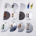 Plastic Leather Thin Heavy Fabric JUKI Brother Jack SINGER Sewing Machine Parts Paint Needle Plate Steel Rubber Tooth Feed Dog. 