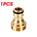 1/2/5PCS Universal Tap Kitchen Adapters Brass Faucet Tap Connector Mixer Hose Adaptor Basin Fitting Garden Tools. 