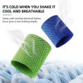 FG 1PC Summer Ice Cooling Wrist Sweatband Tennis Sport Wristband Volleyball Gym Wrist Brace Support Sweat Band Towel Wrist Protect #449968. 