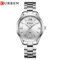 New CURREN/ Carryan 9007 Women's Waterproof Quartz Watch Roman Characters Simple Calendar Watch Women's. 