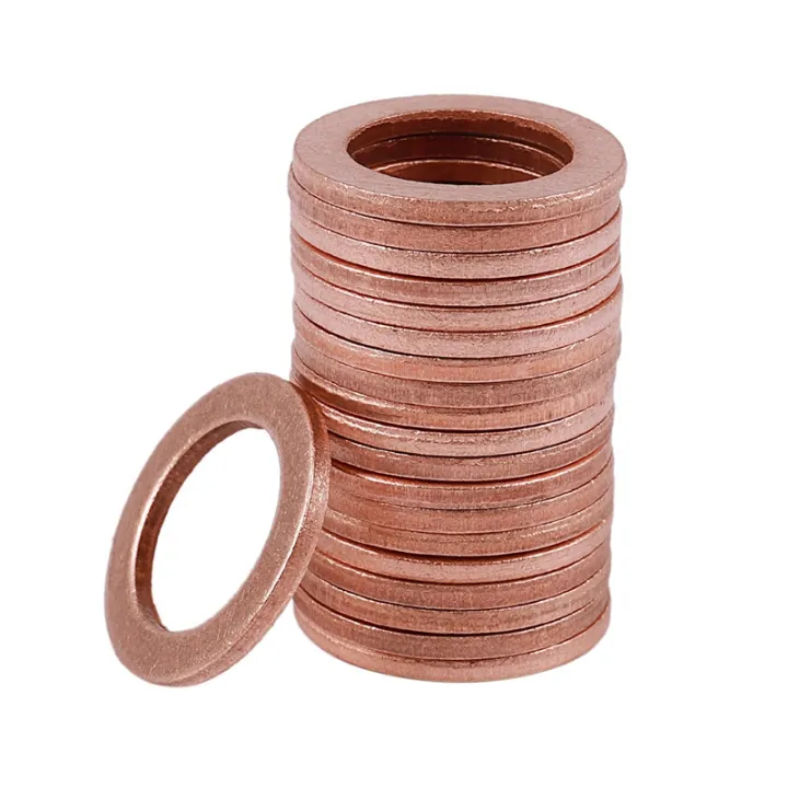 40Pcs%2012mm%20X%2018mm%20X%201.5mm%20Copper%20Flat%20Washer%20Ring%20Sealing%20Fitting%20-%20Image%203