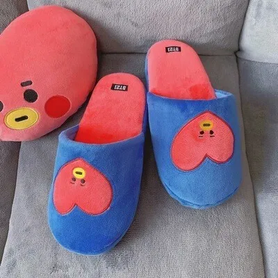 【WEJA】Sta5 KPOP BTS BT21 Indoor Home Slippers Adult Free Size