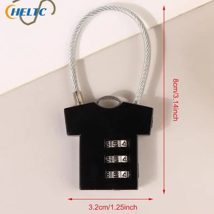 1PCS%203%20Digit%20Aluminum%20Alloy%20Password%20Lock%20Steel%20Wire%20Security%20Lock%20Suitcase%20Luggage%20Coded%20Lock%20Cupboard%20Cabinet%20Locker%20Padlock%20-%20Image%205