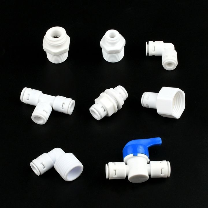 5PCS%201/4%203/8%20Hose%20Water%20Purifier%20Accessories%20Reverse%20Osmosis%20Quick%20Coupling%20Aquarium%20Fitting%20RO%20Water%20Plastic%20Pipe%20Connector%20-%20Image%202