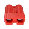 New 50A 8AWG Battery Quick Connector Plug Connect Disconnect Winch Trailer Red - Red. 