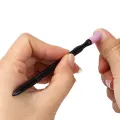 Monja Nail Art Quartz Scrubs Stone Pen Polish UV Gel Nature Cleaning Polishing Cuticle Dead Skin Remover Pusher Manicure Tool. 