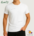 Comfy Sleeve Men’s White Cotton Vest – 100% Pure Soft Cotton ,Skin-Friendly, Breathable - All-Day Comfort. 
