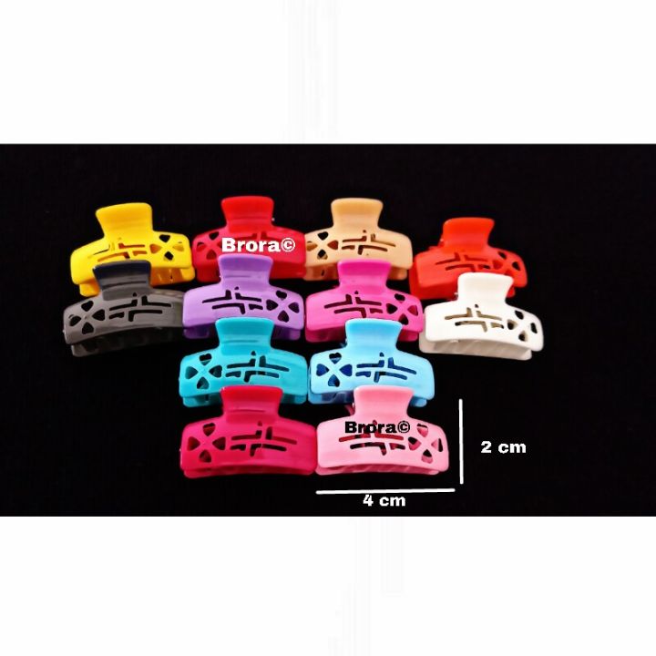 12%20Colors%20Fashion%20Stylish%20Hair%20Grips%20Hair%20Claw%20Clips%20%20For%20Women%20-%2012%20Pcs%20-%20Image%203