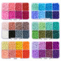 3400pcs/Box 3mm Czech Charm Crystal Glass Seed Beads Kits for DIY Handmade Supplies Accessories. 
