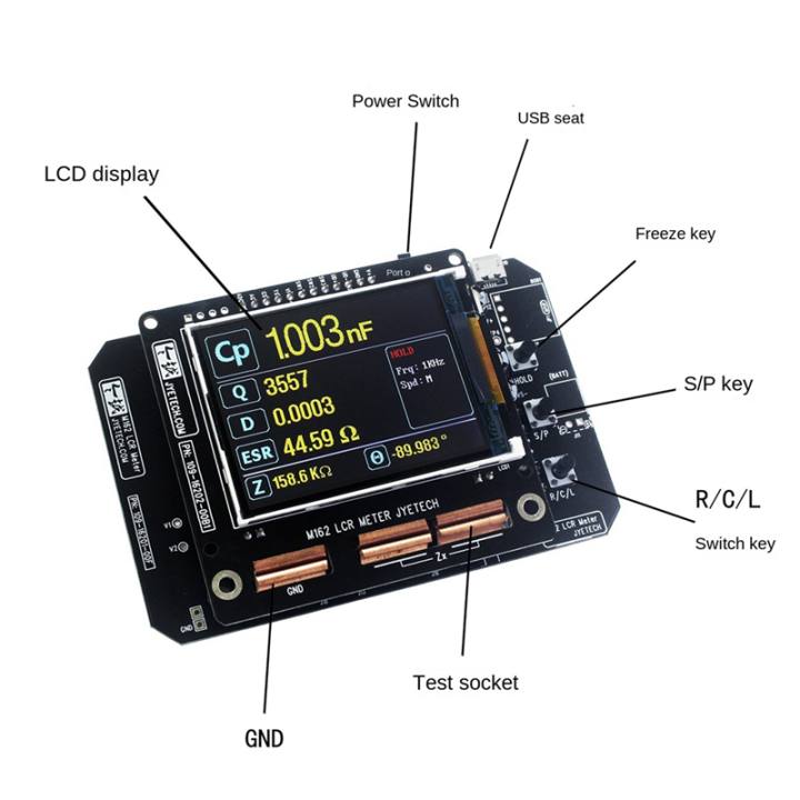 1%20Set%20M162%20LCR%20Meter%20DIY%20Kit%20Portable%20Capacitance%20Tester%20Multifunctional%20Inductor%20Resistance%20Detector%20with%20Case%20Spare%20Parts%20Accessories%20-%20Image%207