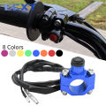 Motorcycle Dirt Bike ATV CNC 7/8inch 22mm Parts Switch Start Stop Kill Switch Momentary Push Button Switch. 