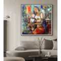 Art Print Wall Poster Wall Pictures Painting Wall Art for Bedroom Living Room Home Decor Frame Include  Mother and Child Segar Painting Framed Lithograph 75cm x 76cm. 