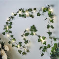 Artificial Ivy Leaves string lights 2.3m Garland with 3m String Led Fairy Lights.... 