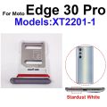 Sim Card Tray Slot For Motorola MOTO Edge 20 Pro 30 Pro S Pro 20 Lite Edge X30 SIM Card Holder Card Reader Socket Adapter. 