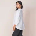 Ladies Pintuck Detailed Blouse. 