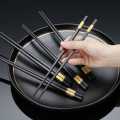 5 Pairs Alloy Chopsticks - Reusable Fiberglass Alloy Non Slip Japanese Chinese Korean Chop Sticks Pack by ZinZen. 