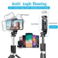Wireless R1 Bluetooth Selfie Stick  for Mobile Phone 3 in 1 Bluetooth Selfie Stick Tripod with Remote. 